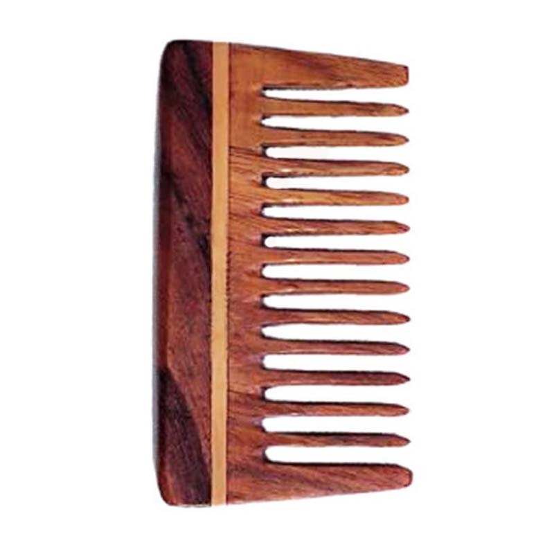 Rufiys Wooden Comb for Women & Men | Neem wood Comb Wide Tooth Detangled Hair | Hair Growth |Dandruff comb