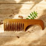 Anti-Dandruff Wooden Hair Comb for Hair Growth, Scalp Massage & Detangling