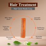 Rufiys Pure Neem Wooden Comb for Women & Men