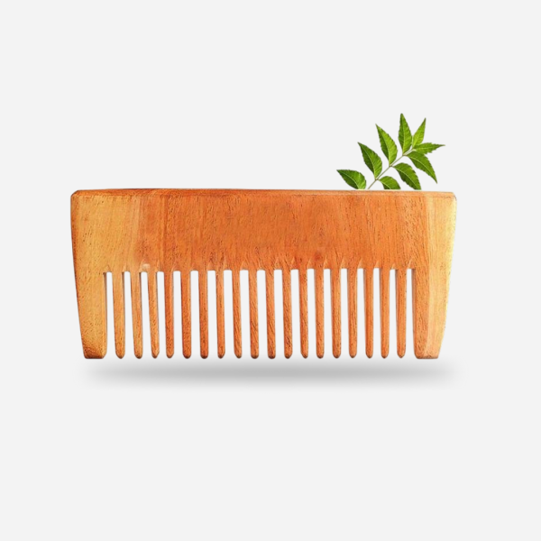 Rufiys Neem Wooden Comb for Hair Growth Women & Men | Health and Glow Hairs